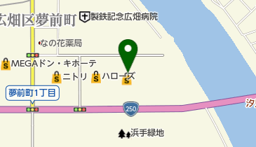 ホームセンタームサシ姫路店の地図画像