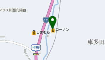 ホームセンターコーナン川西平野店の地図画像