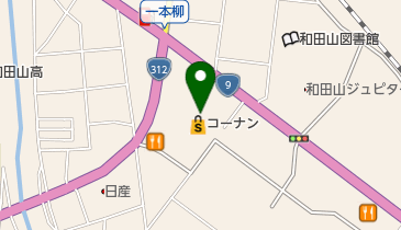 ホームセンターコーナン和田山一本柳店の地図画像