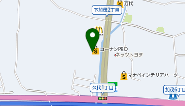 コーナンPRO川西加茂店の地図画像