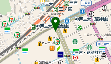 ココカラファインさんちか店の地図画像