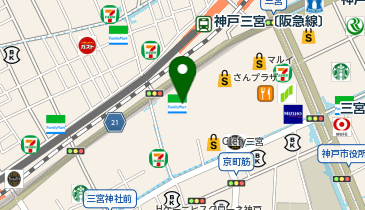ココカラファインセンタープラザ店の地図画像