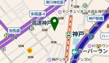 オーエスドラッグ神戸店の地図画像