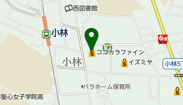 ココカラファイン宝塚小林店の地図画像