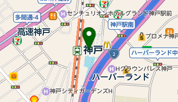 ココカラファインデュオこうべ店の地図画像