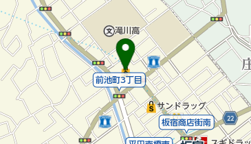 マツモトキヨシビバタウン板宿店の地図画像