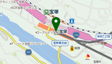 マツモトキヨシG・コレクション阪急宝塚店の地図画像