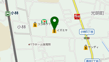 ココカラファインプラスイズミヤ小林店の地図画像