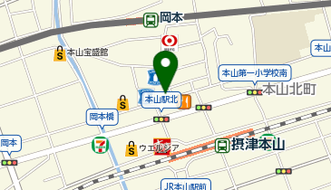 オーエスドラッグ岡本店の地図画像