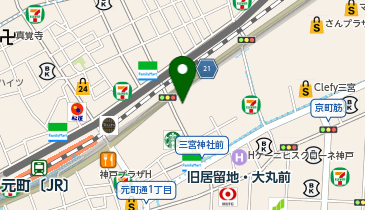 アインズ&トルペ神戸元町店の地図画像