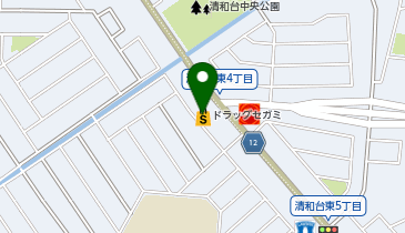 ココカラファイン清和台店の地図画像