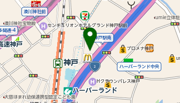 アインズ&トルペデュオ神戸店の地図画像