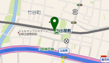 ココカラファイン阪神出屋敷駅店の地図画像