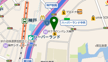 ハーバーセンターの地図画像