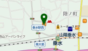 ウエステ垂水の地図画像