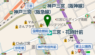 神戸国際会館SOLの地図画像