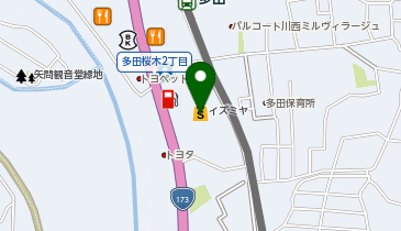 イズミヤ多田ショッピングセンターの地図画像