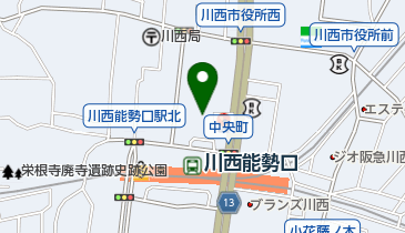 ラソラ川西の地図画像