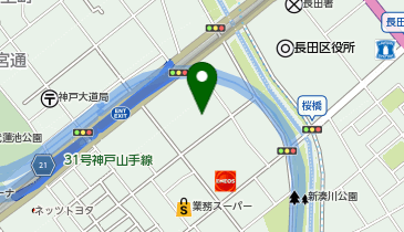 iyouTown長田の地図画像