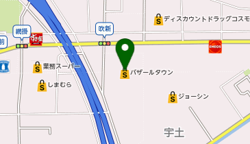 マックハウスバザールタウン篠山NEWS店の地図画像