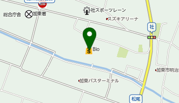 ハニーズやしろ店の地図画像