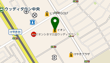 ハニーズ三田ウッディタウン店の地図画像