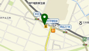ワークマンプラス三木末広店の地図画像
