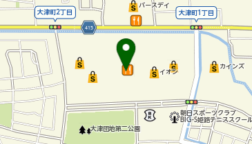 靴下屋イオンモール姫路大津店の地図画像