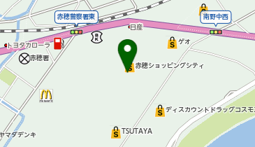 ハニーズ赤穂店の地図画像