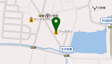 ワークマンプラス小野店の地図画像