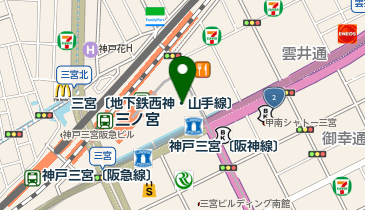 JOURNAL STANDARDミント神戸店の地図画像