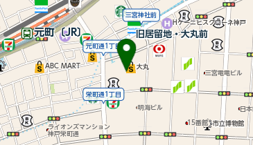 ミキハウス神戸大丸店の地図画像