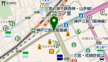 familiarさんちか店の地図画像