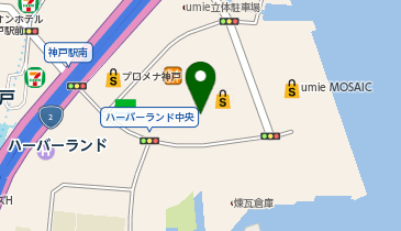 GAPストア神戸ハーバーランドumie店の地図画像