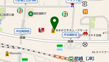 ジーユーあまがさきキューズモール店の地図画像
