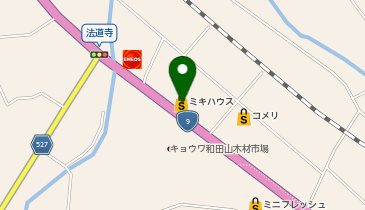 ミキハウスキッズハウスもりもとの地図画像