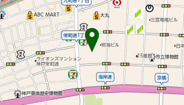 familiar神戸本店の地図画像