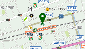familiar芦屋モンテメール店の地図画像