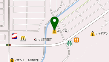 ジーユー神戸上津台店の地図画像