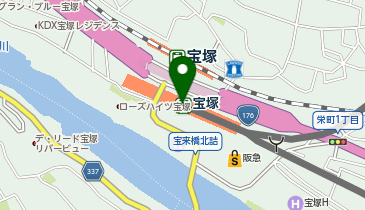 familiar宝塚店の地図画像