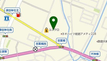 ジーユー姫路飾磨店の地図画像