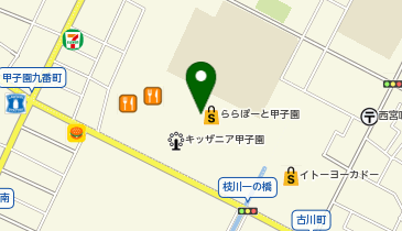 ジーユーららぽーと甲子園店の地図画像