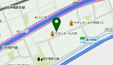 ゴルフ5神戸灘店の地図画像