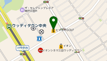 ヒマラヤGOLF三田店の地図画像