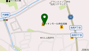 メガスポーツ伊丹昆陽店の地図画像