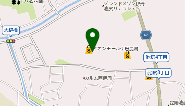 ムラサキスポーツイオンモール伊丹昆陽店の地図画像