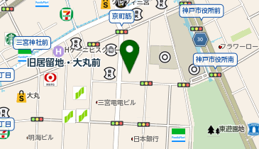 本間ゴルフ神戸店の地図画像