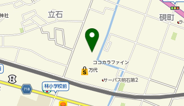 ジョーシン明石店の地図画像