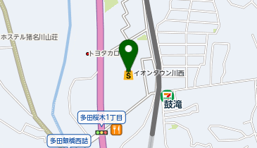 ジョーシン川西イオンタウン店の地図画像