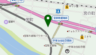 ジョーシン宝塚店の地図画像